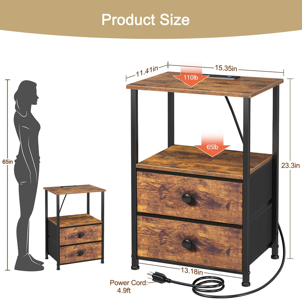 LOAKEKEL fabric drawer detail highlighting soft-storage and lightweight handling benefit