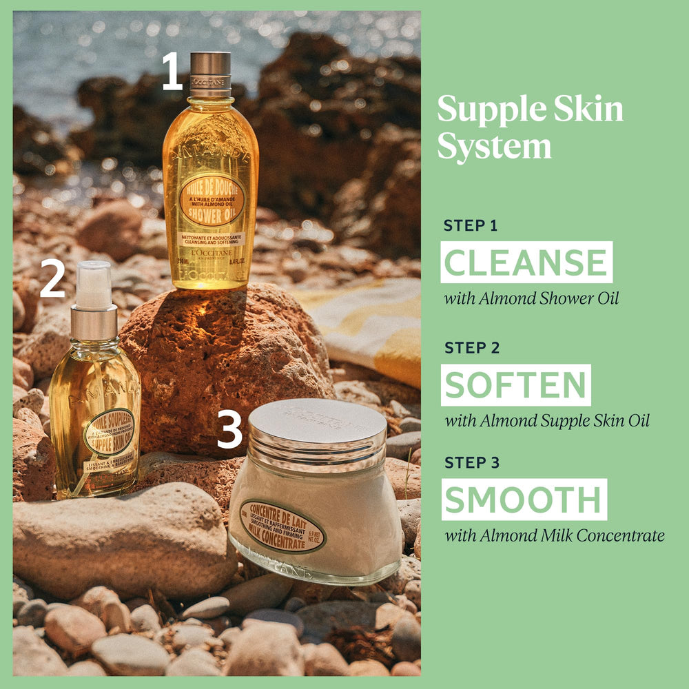 L'OCCITANE label closeup showing ingredient focus and brand trust