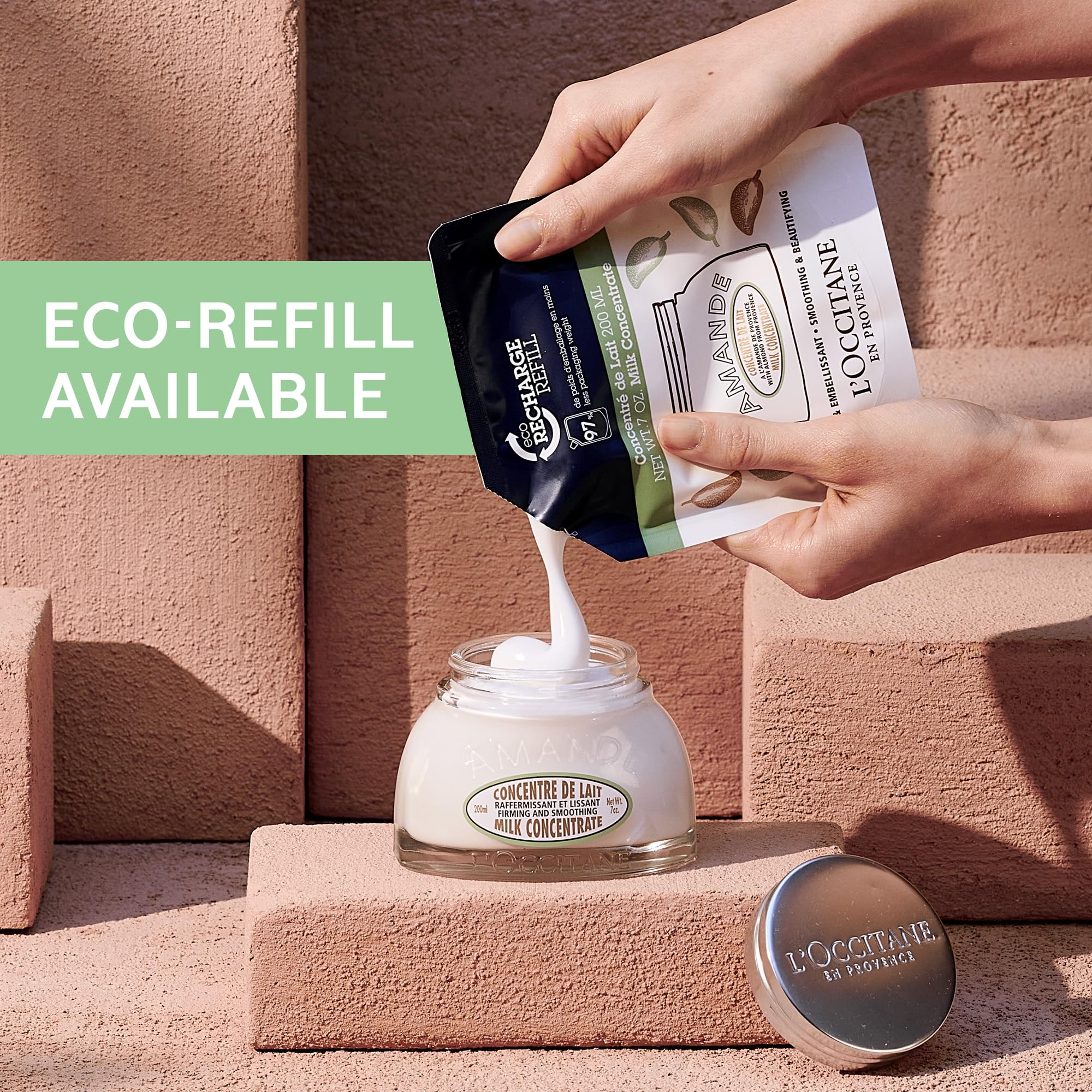 L'OCCITANE lifestyle setting on shelf evoking Provençal home comfort