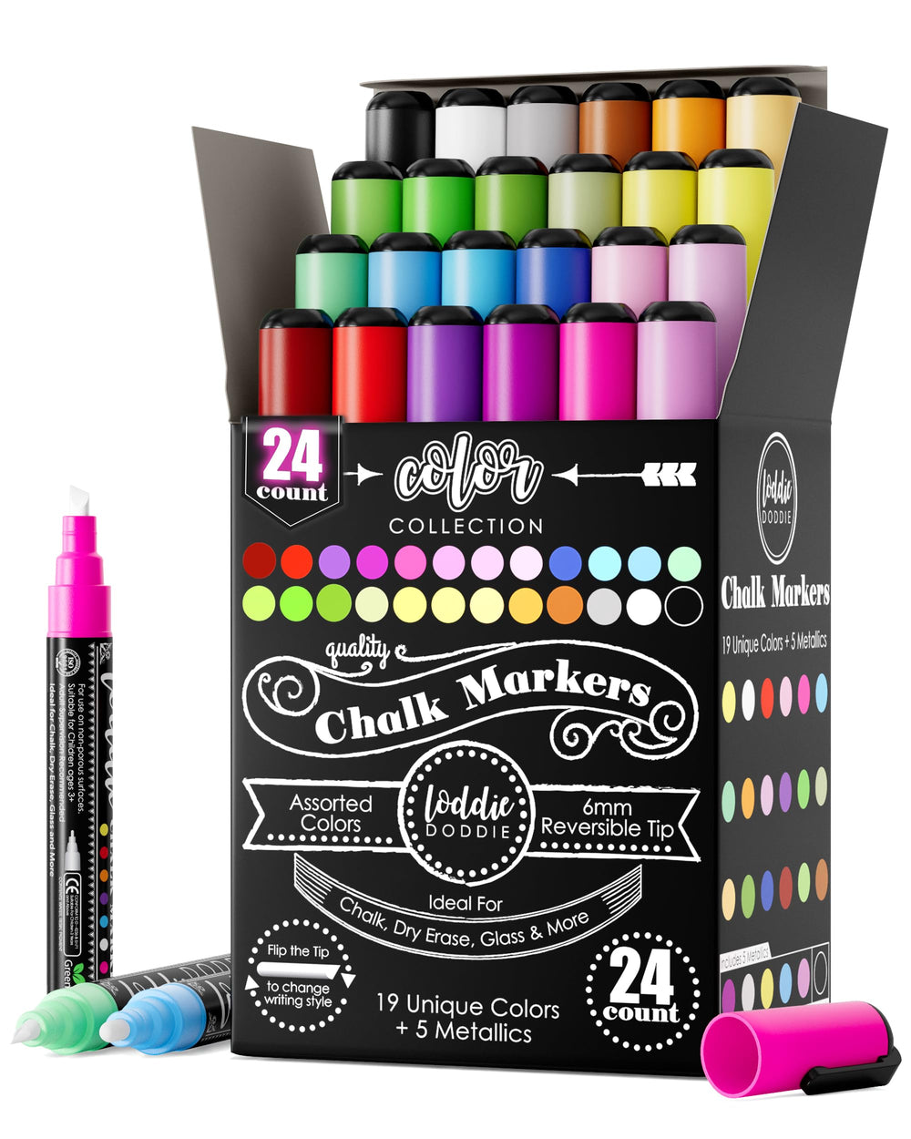 Loddie Doddie classroom lifestyle display with colorful organized boards