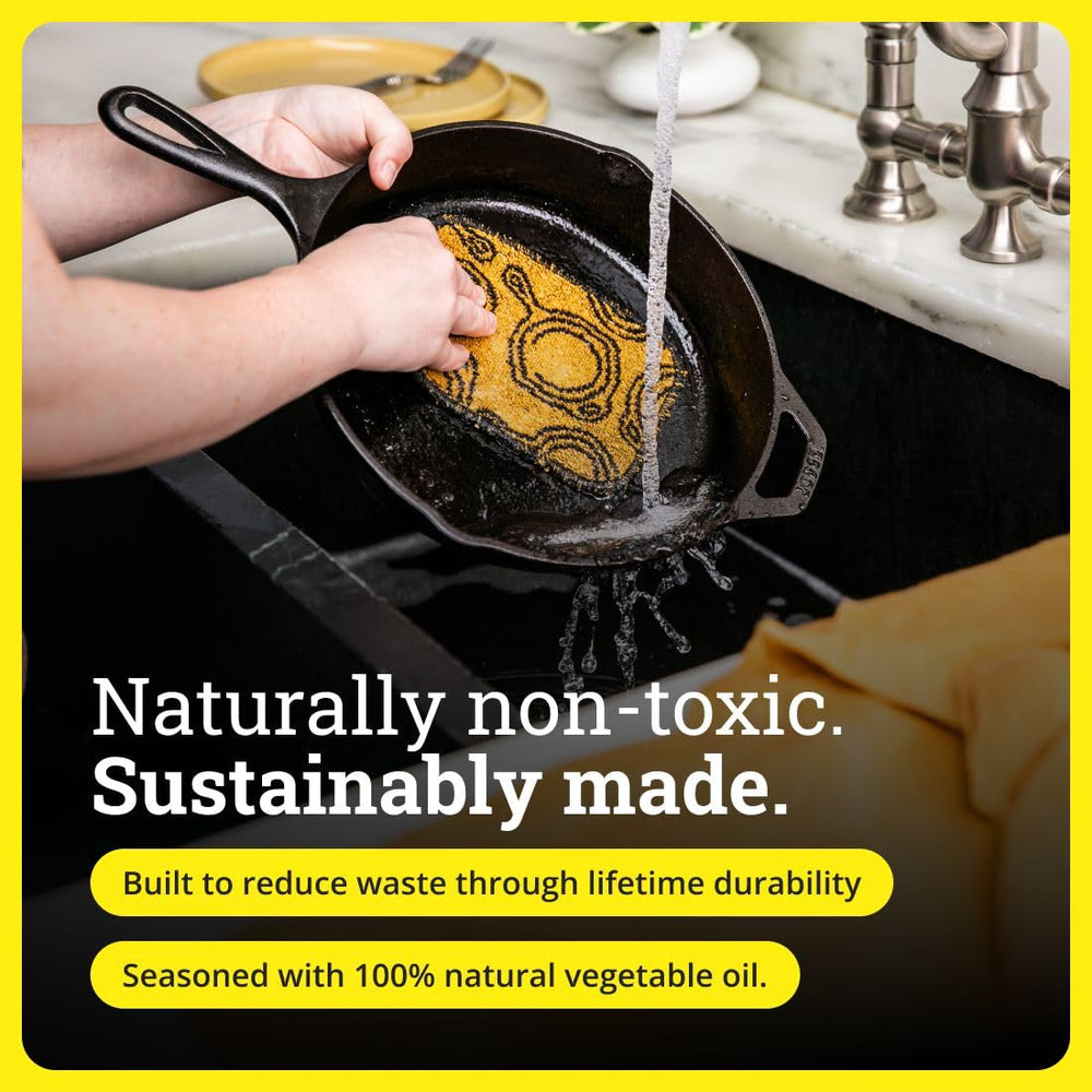 Lodge packaging and label showing made-in-USA trust and clear product info benefit