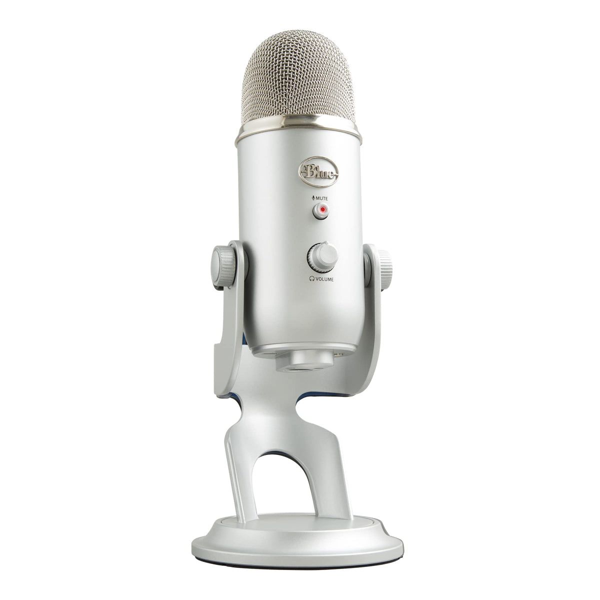 Logitech G Blue Yeti front view showing microphone clarity and build benefit