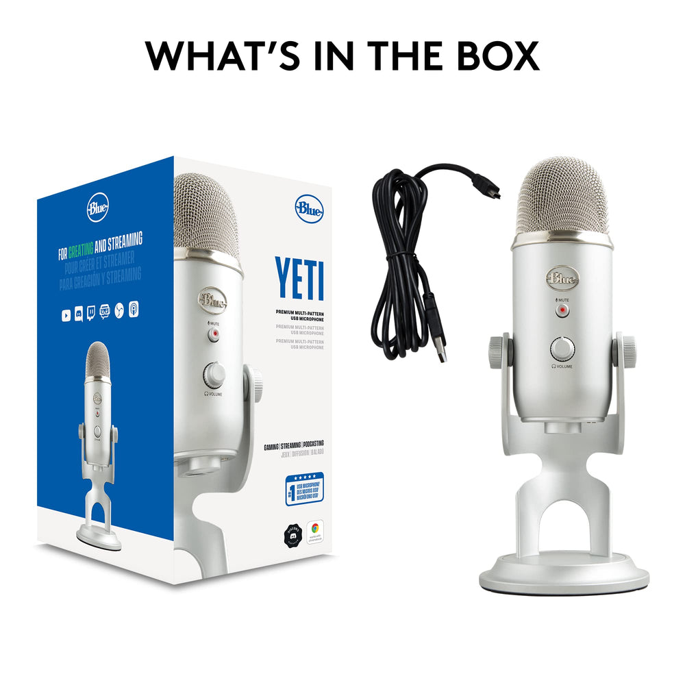 Logitech G Blue Yeti in home studio recording vocals and instruments cleanly