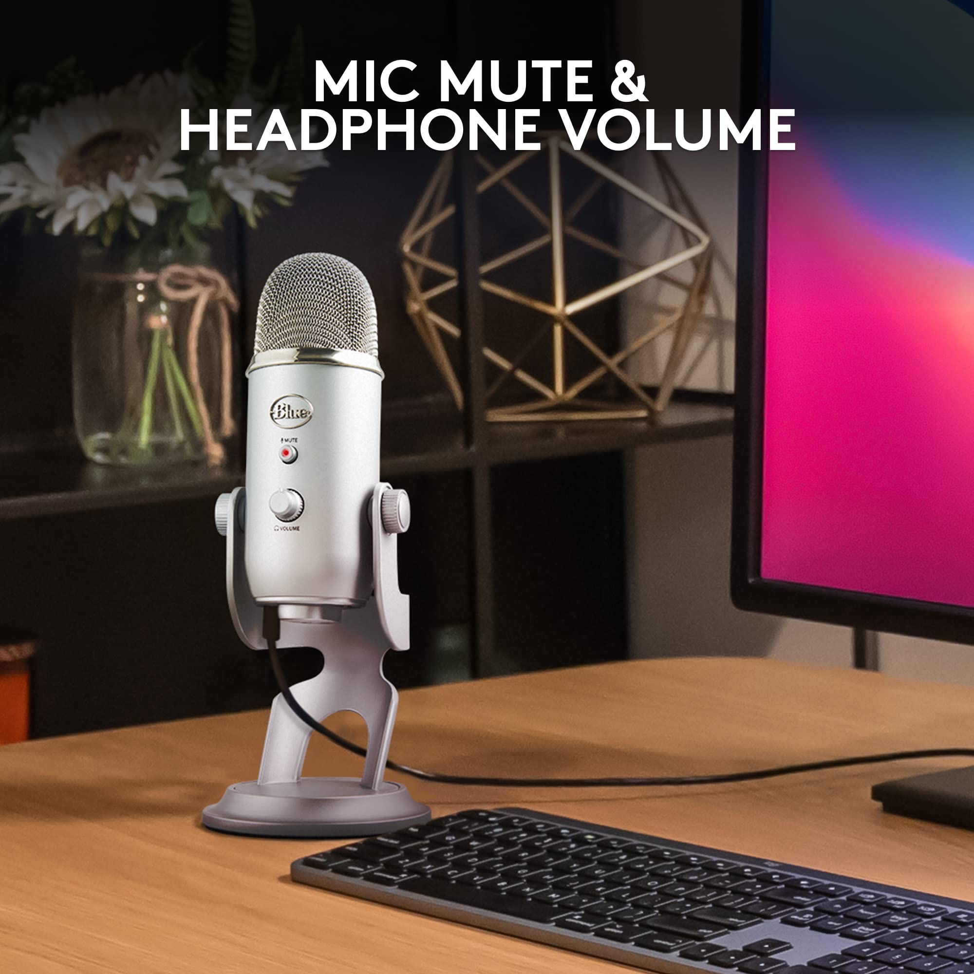 Logitech G Blue Yeti bidirectional demo for clear two-person podcast recordings