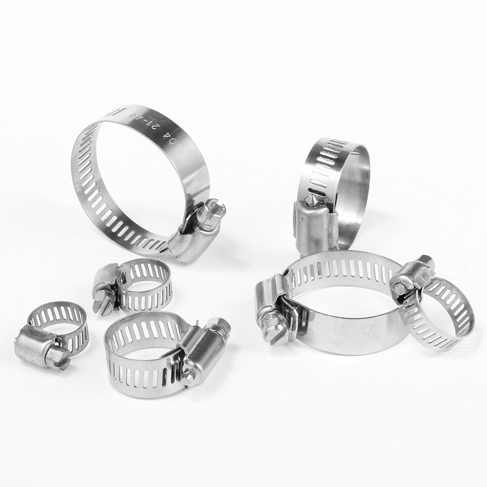 LOKMAN close-up of worm gear screw and band showing corrosion-resistant 304 steel strength