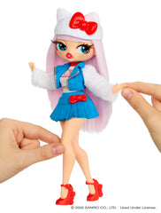 L.O.L. Surprise! Hello Kitty brushable hair close-up enabling styling creativity