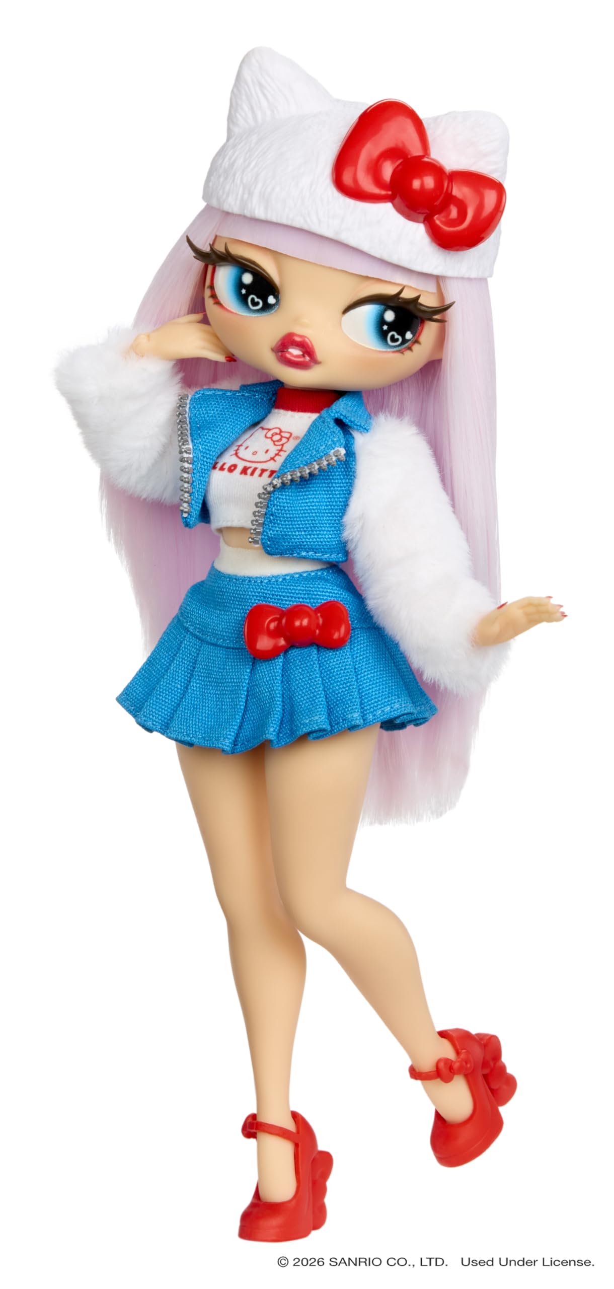 L.O.L. Surprise! Hello Kitty side profile highlighting signature hat and detail