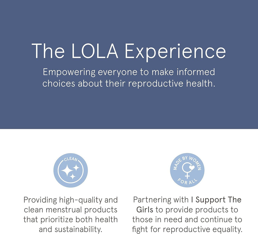 LOLA product label close-up showing ingredients and unscented benefit