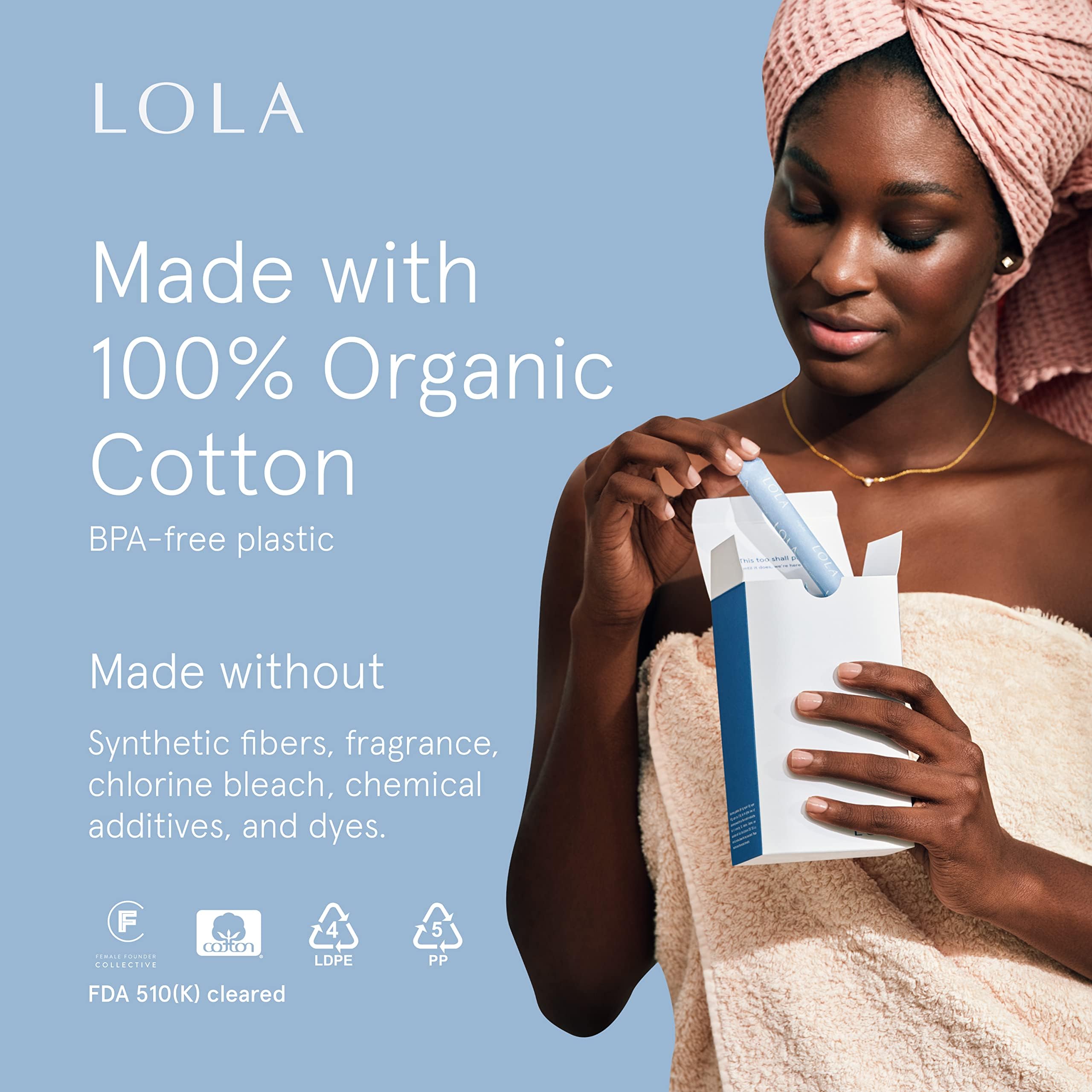LOLA organic cotton texture close-up highlighting natural fibers and breathable material