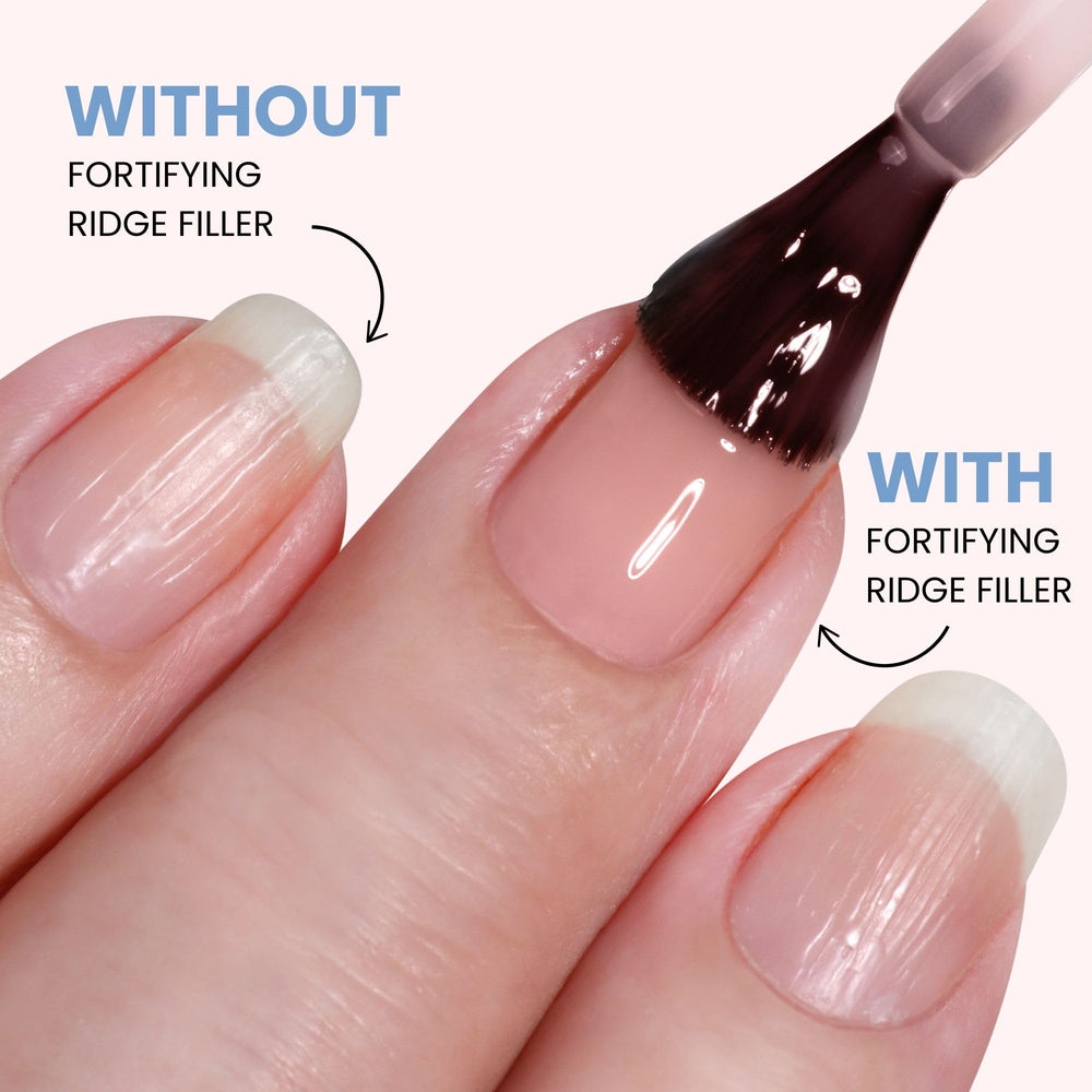 LONDONTOWN kur texture swatch showing satin petal pink finish for even nails