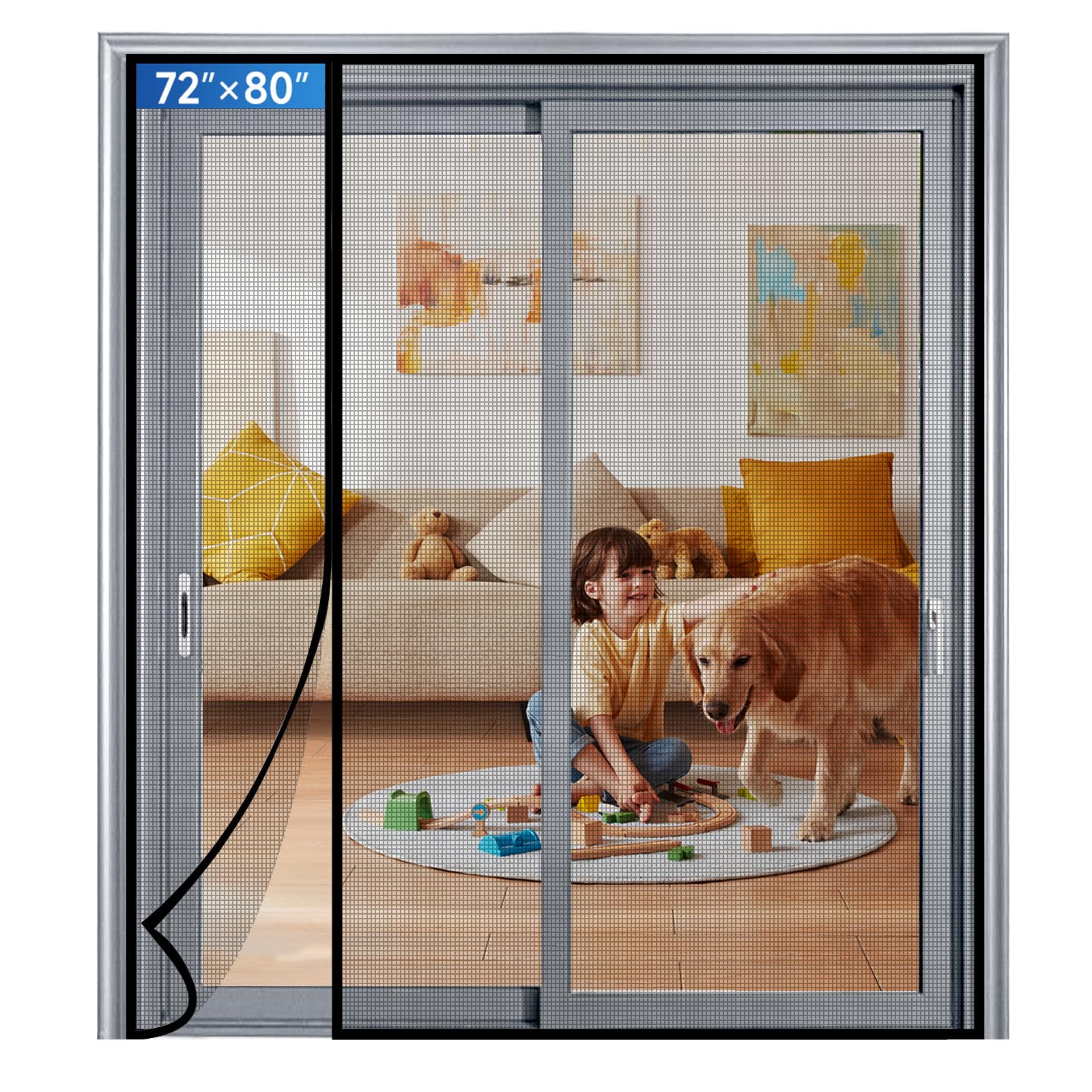 LONGEAS front full-panel view showing secure bug protection and airflow