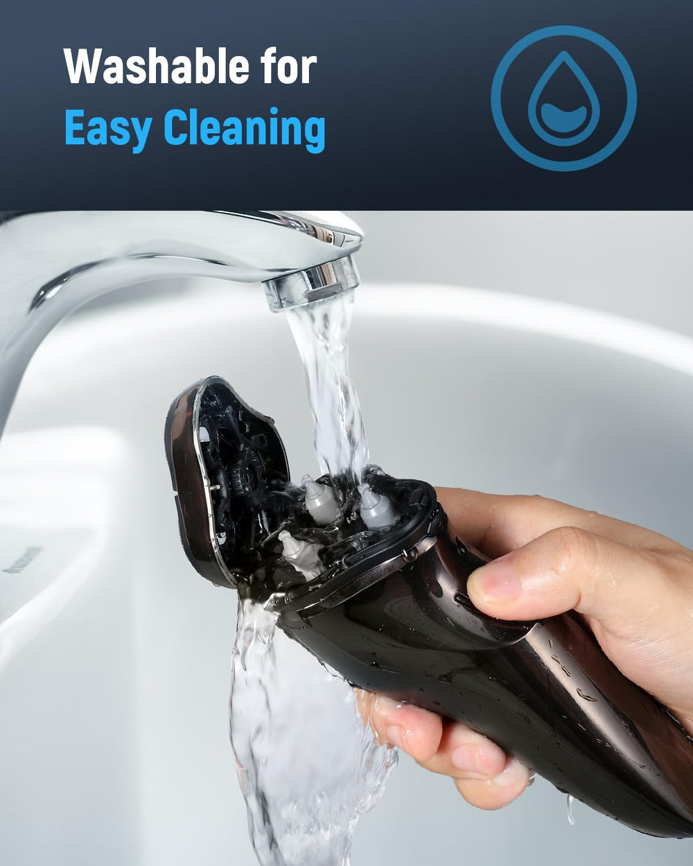 LONKEEN with USB cable and cleaning brush included for ready-to-travel grooming kit
