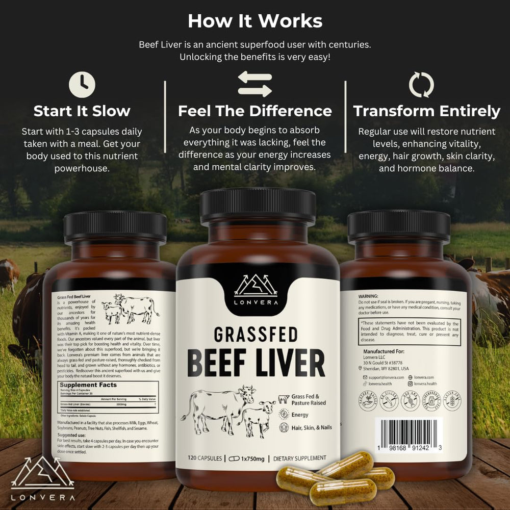 Lonvera supplement label details showing ingredient clarity and sourcing information