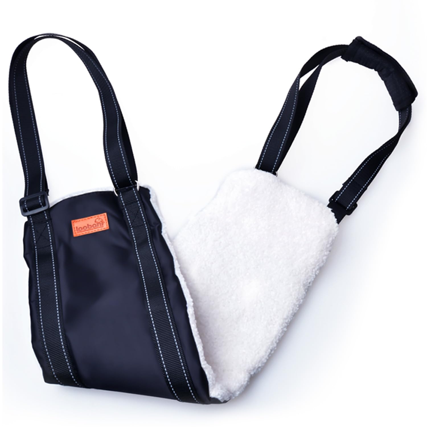 LOOBANI front view of sling showing full support and easy lift benefit