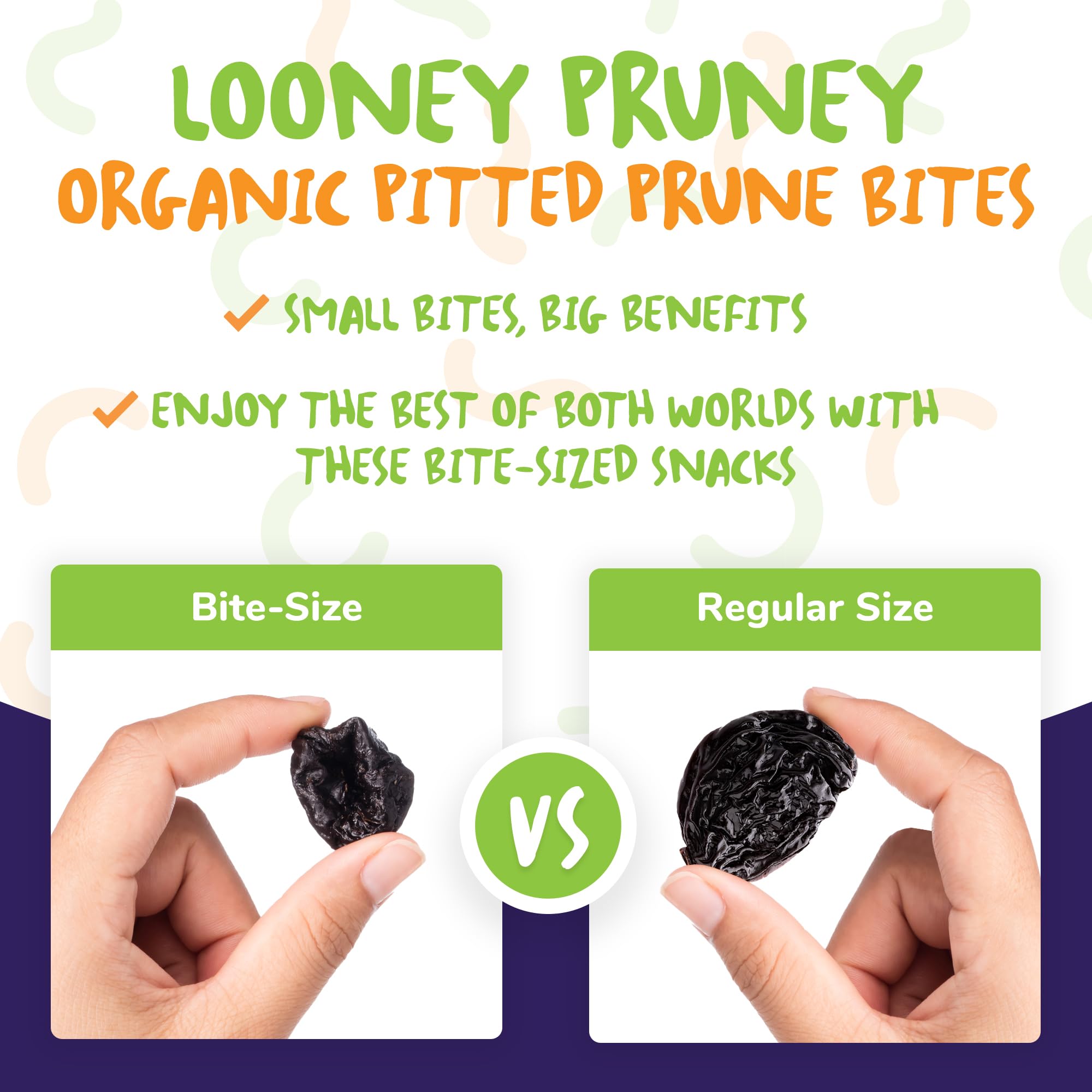 Looney Pruney orchard lifestyle shot conveying family-grown quality