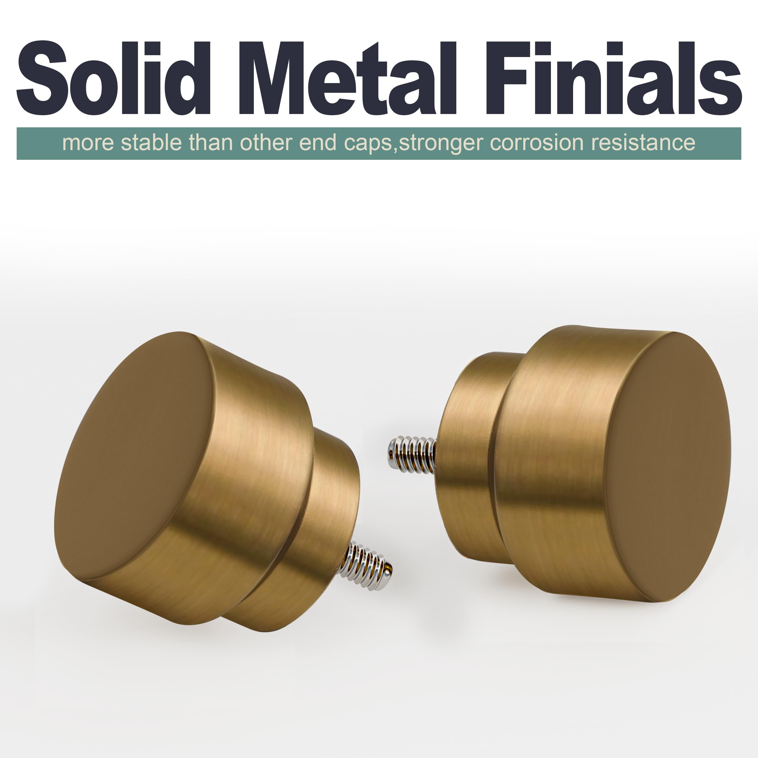 Lootkell close-up of solid metal finial highlighting durable decorative detail