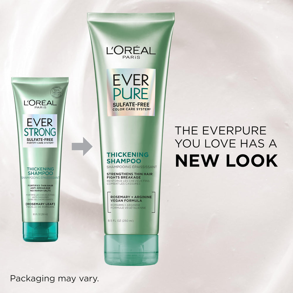 L'Oreal Paris EverPure rich lather demonstrating gentle cleansing