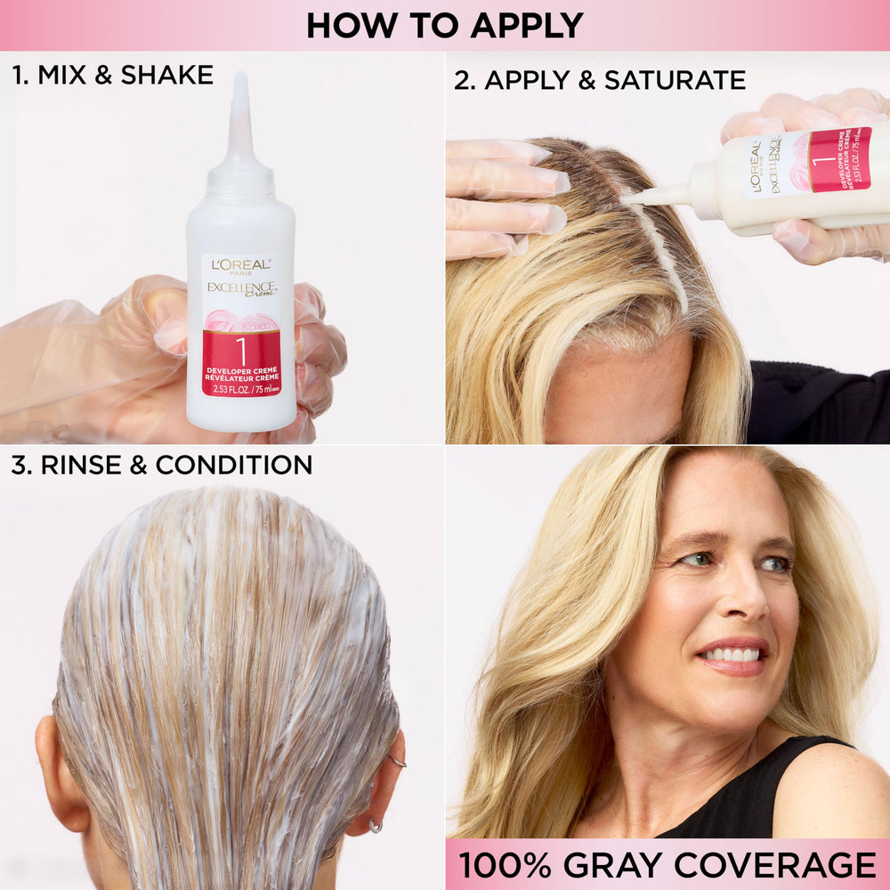 product label close-up listing ingredients and instructions for transparency from L'Oreal Paris
