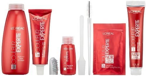 L'Oreal Paris close-up on finished hair shine and healthy-looking finish
