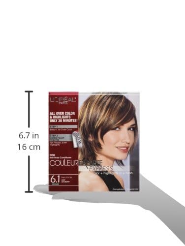 L'Oreal Paris size comparison hand holding box to show product scale