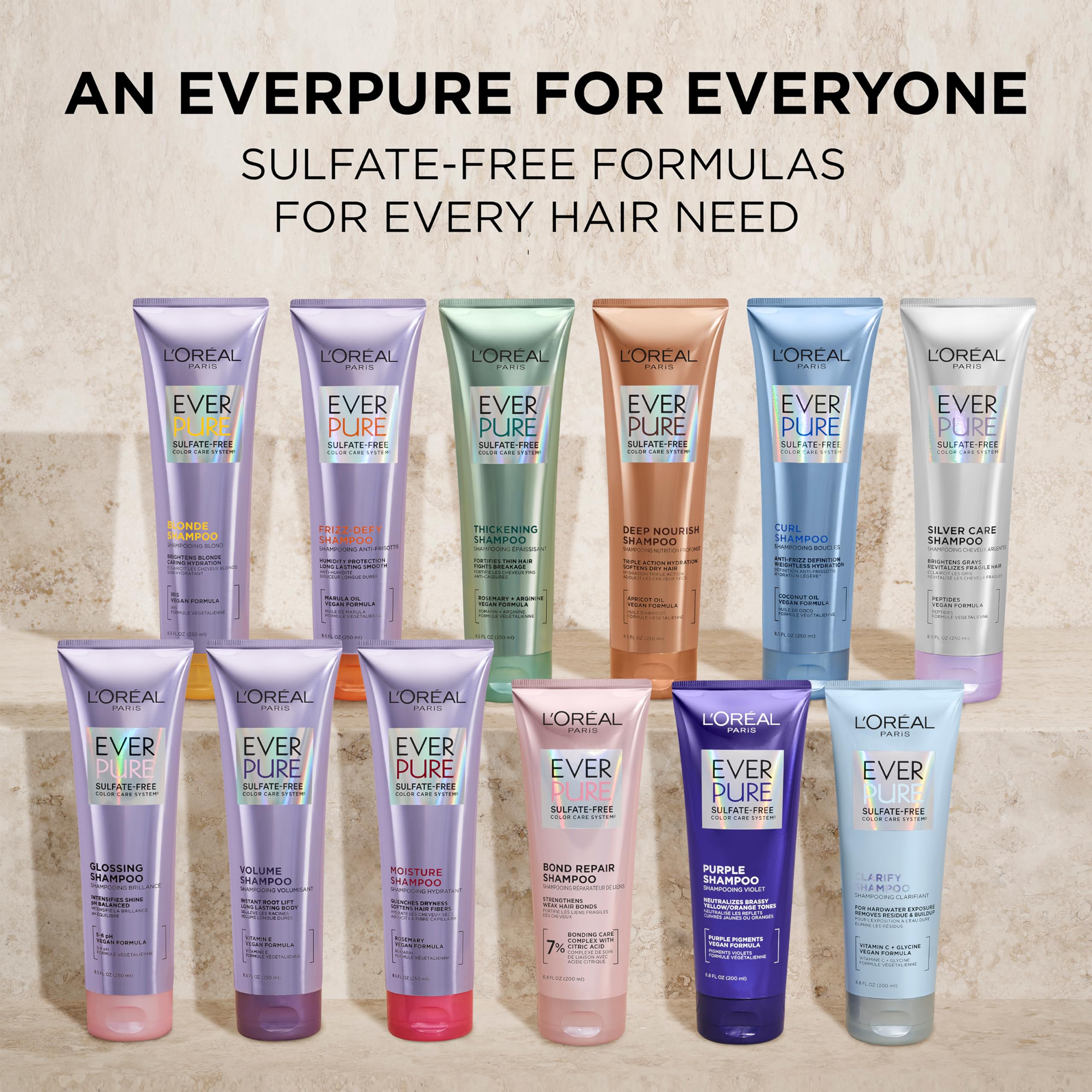 L'Oreal Paris rich lather on hands showing gentle cleansing