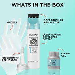 L'Oreal Paris color gel dispensed from tube demonstrating texture