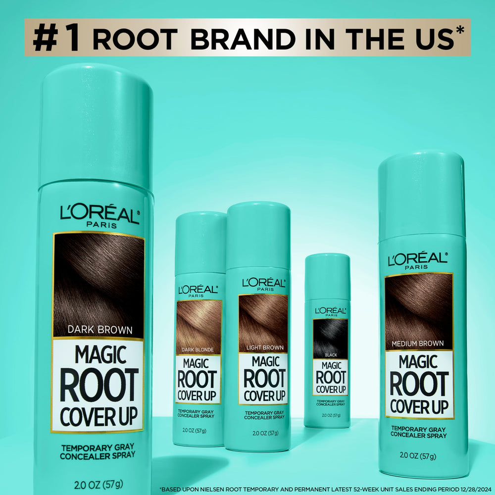 L'Oreal Paris application on fine hair showing fuller-looking coverage