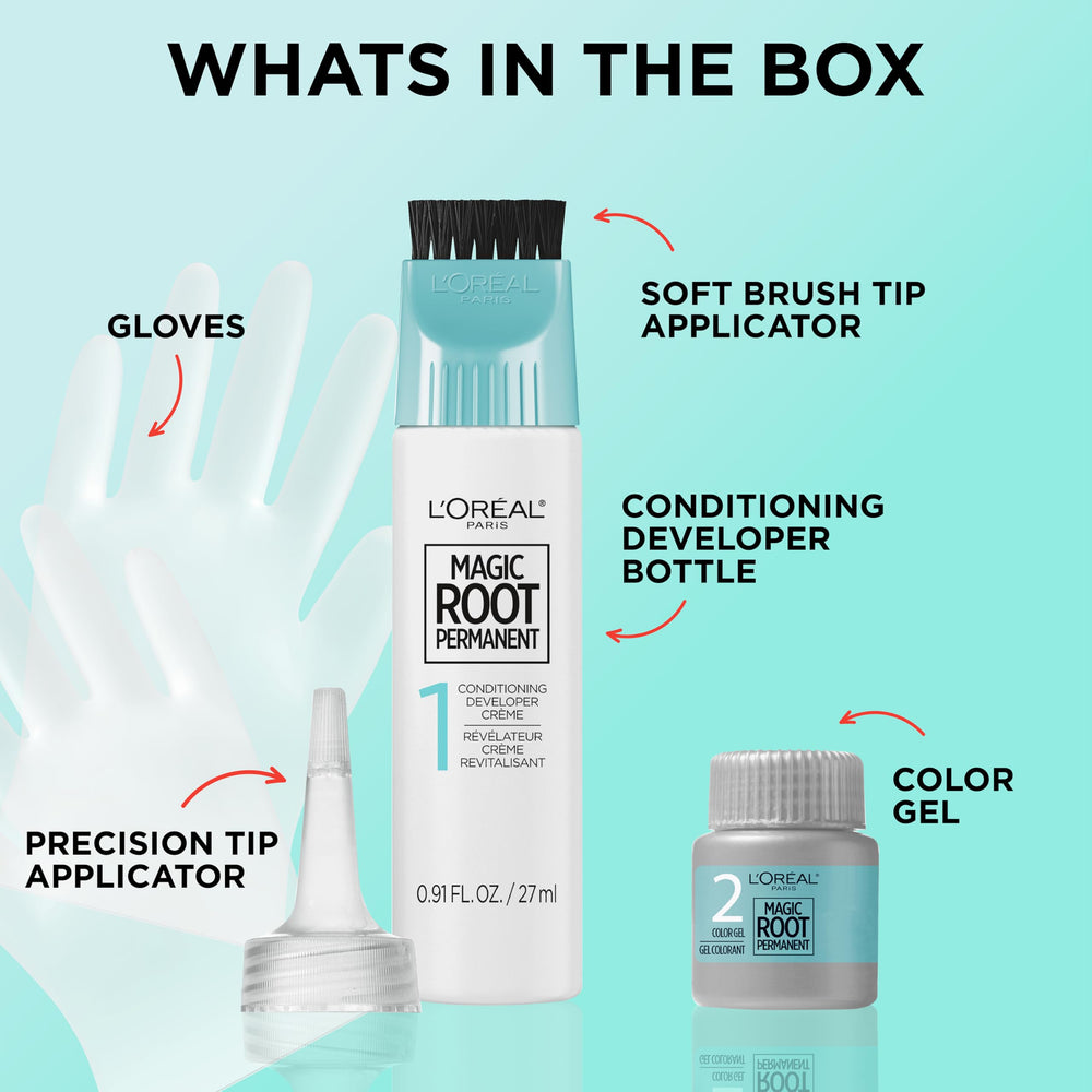 L'Oreal Paris low-ammonia gel texture demonstrating smooth conditioning
