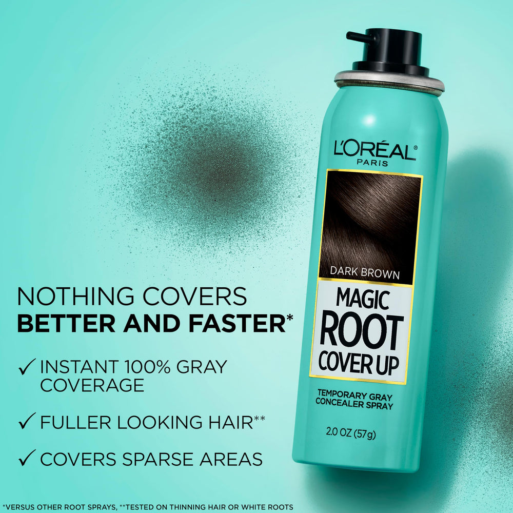 L'Oreal Paris spray action over roots for instant gray coverage benefit