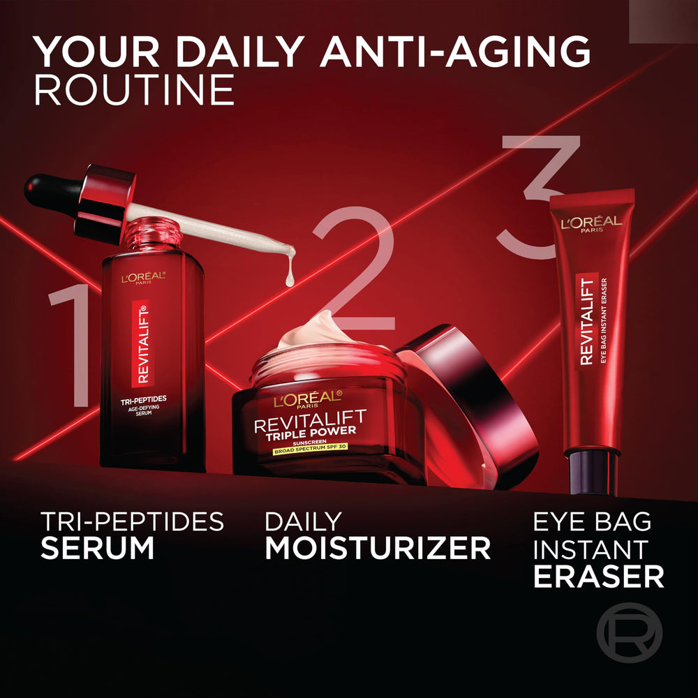 L'Oreal Paris vitamin C visual illustrating brighter-looking skin