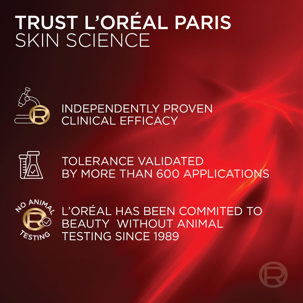 L'Oreal Paris jar on bathroom counter emphasizing daily routine