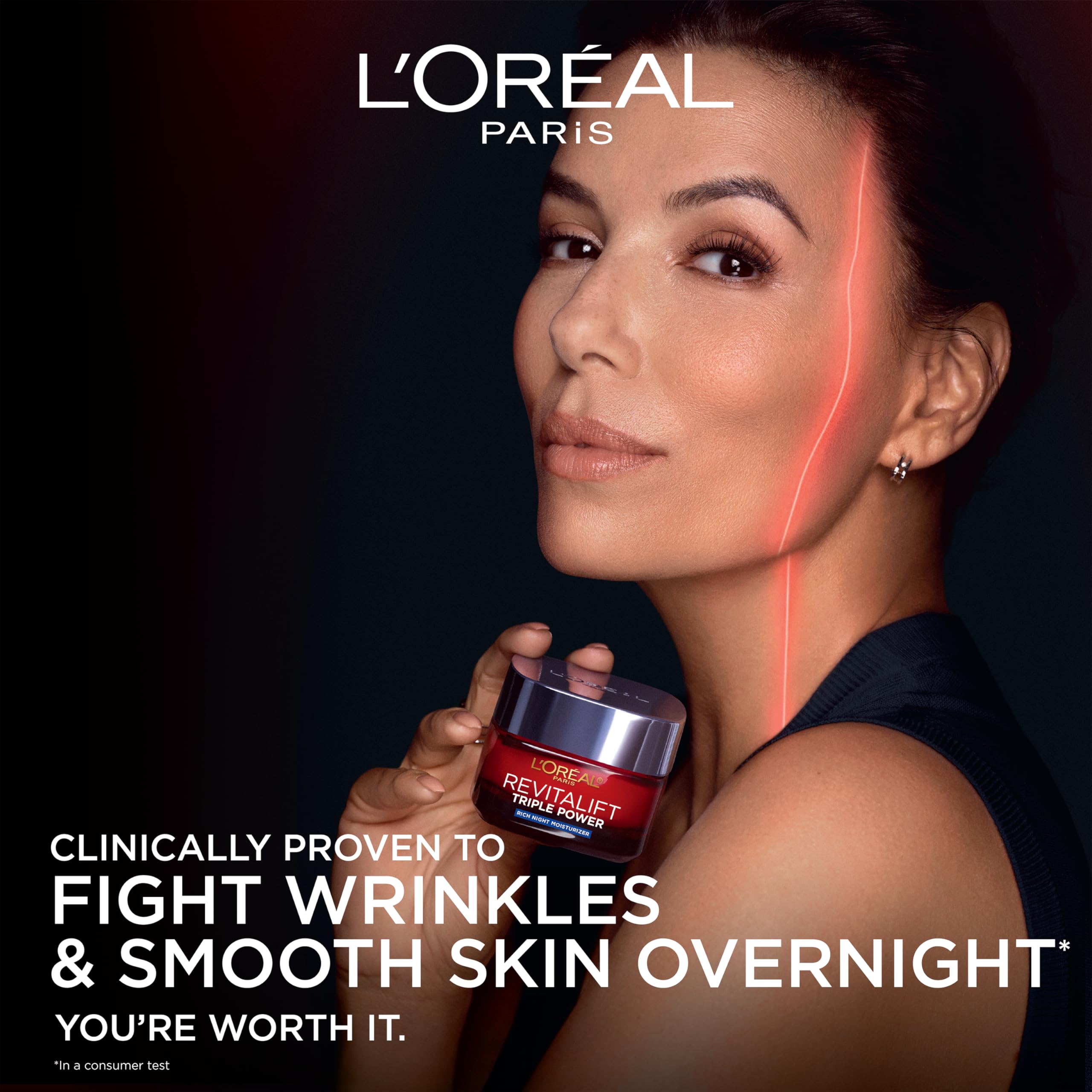 L'Oreal Paris rich balm texture close-up showing smooth spreadable hydration