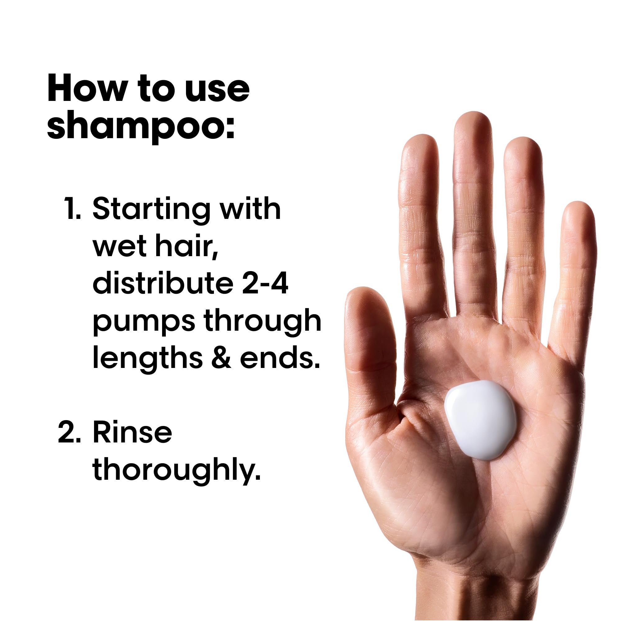 L'Oréal Professionnel shampoo in shower being massaged into color-treated hair