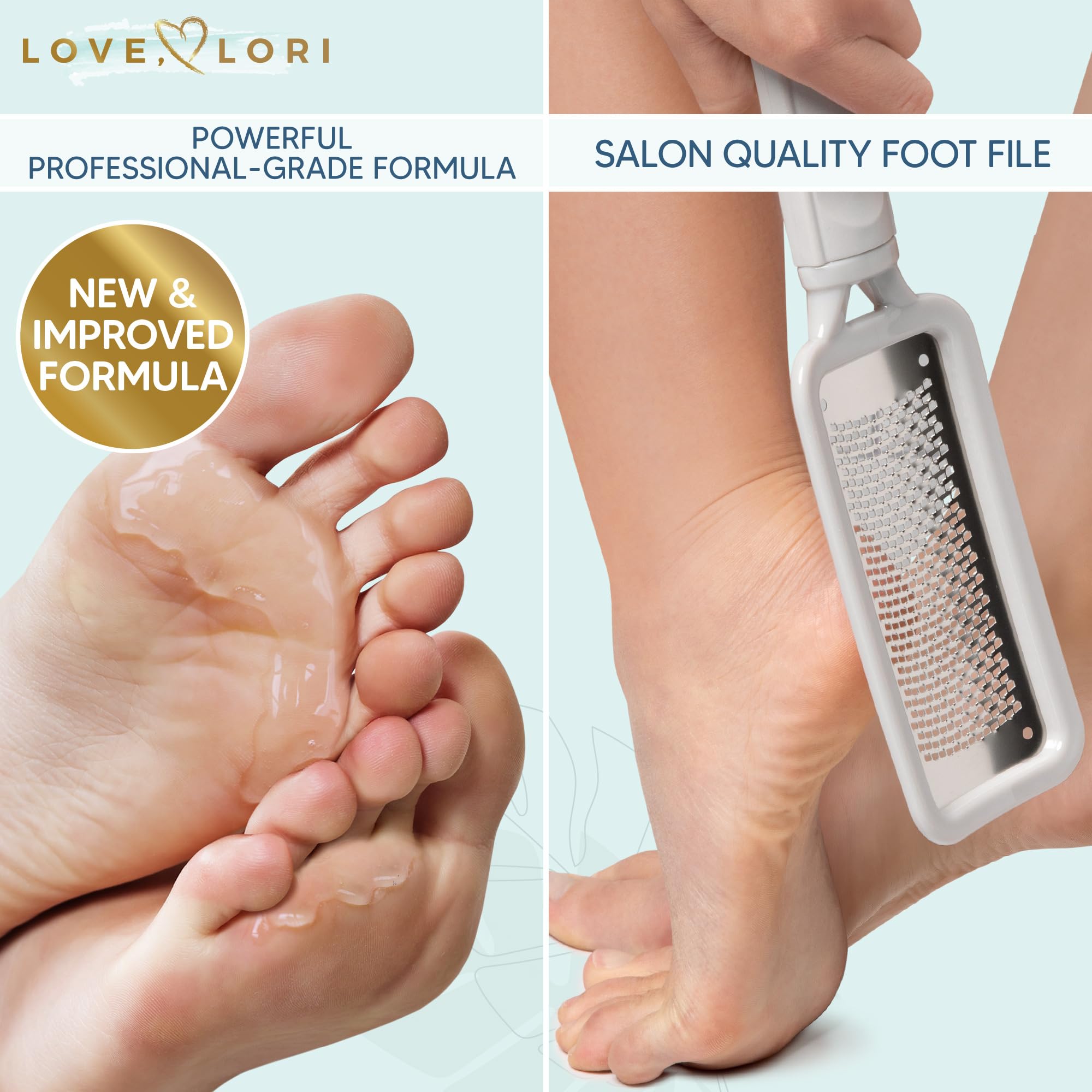 Love Lori 6oz callus gel close-up illustrating texture and potency