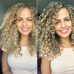 Love Ur Curls shampoo bottle close-up highlighting gentle cleansing and moisture