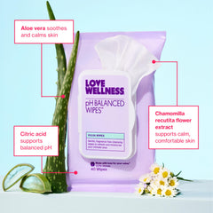 Love Wellness wipe in purse demonstrating discreet on-the-go freshness