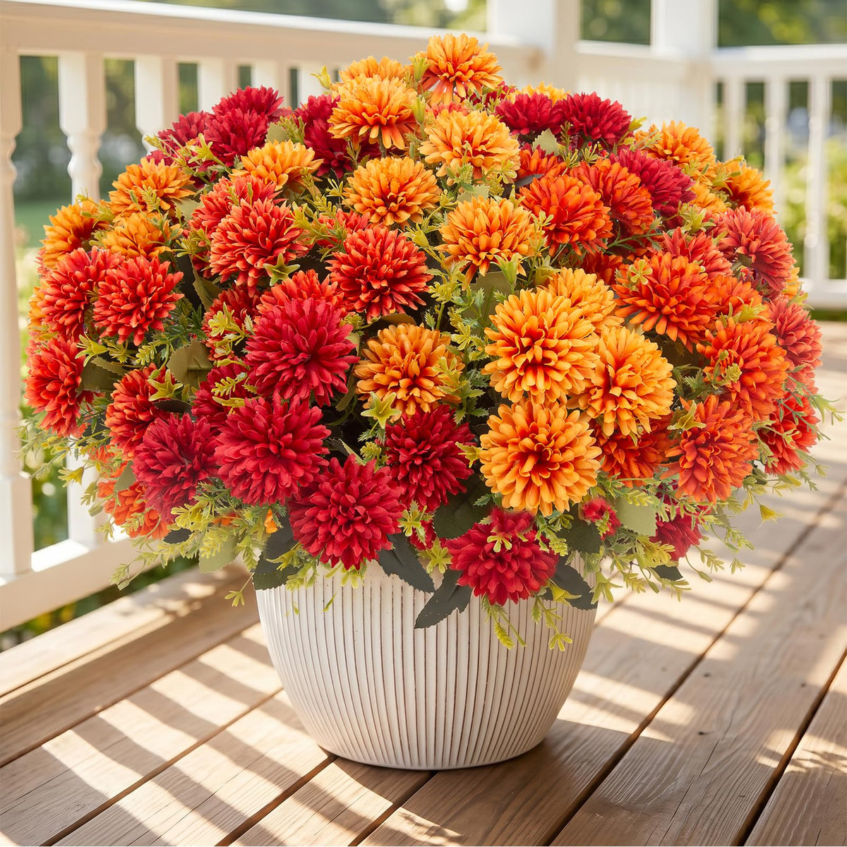 lovemoon front packaging showing 12 outdoor mums, adds instant fall curb appeal