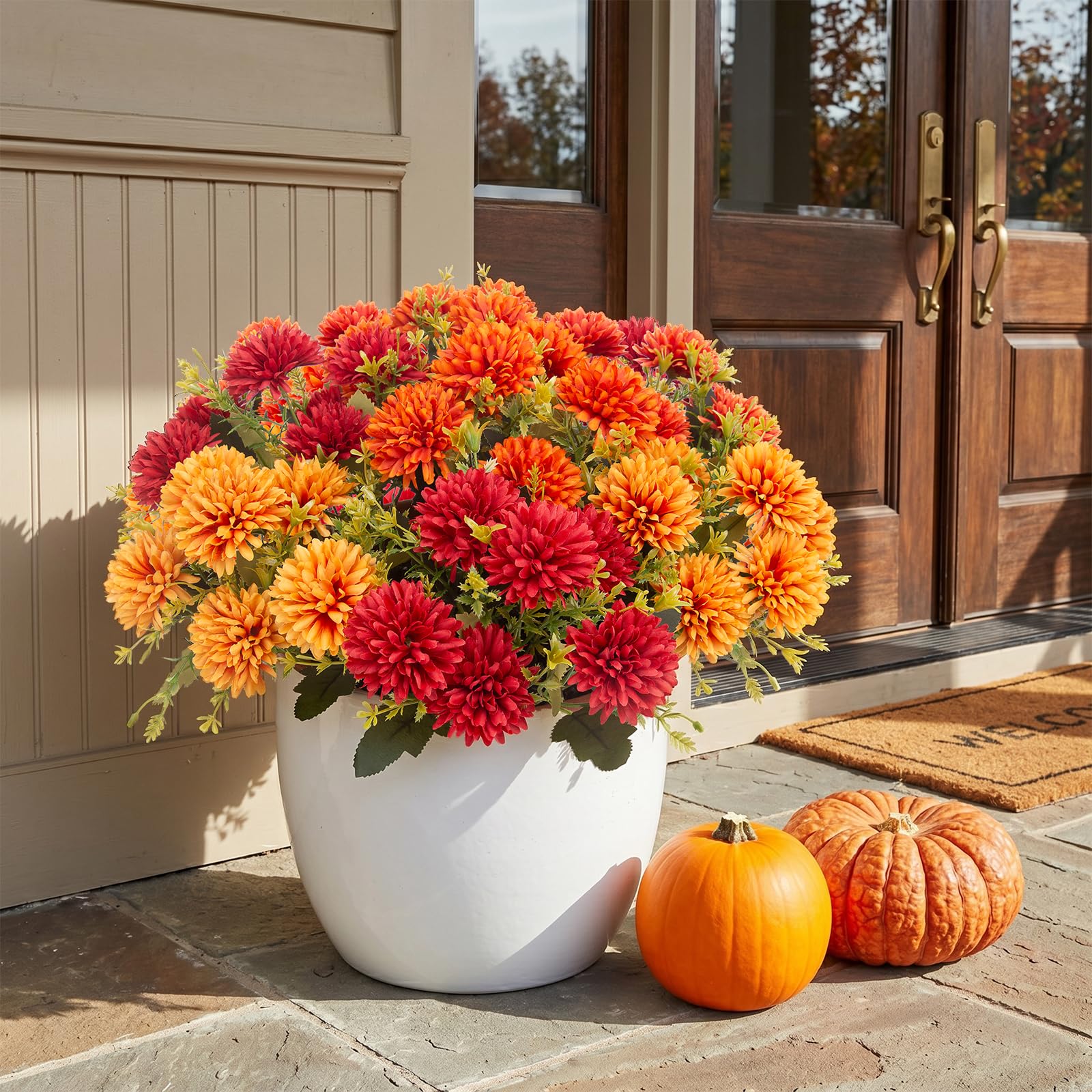 lovemoon hanging basket arrangement, displays convenient no-maintenance décor
