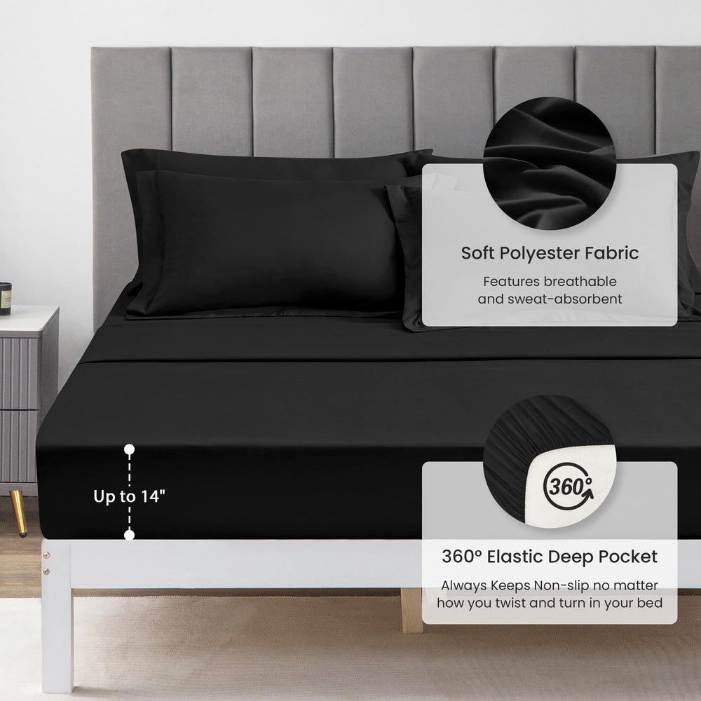 Love's cabin styled twin bed scene showing coordinated five-piece set