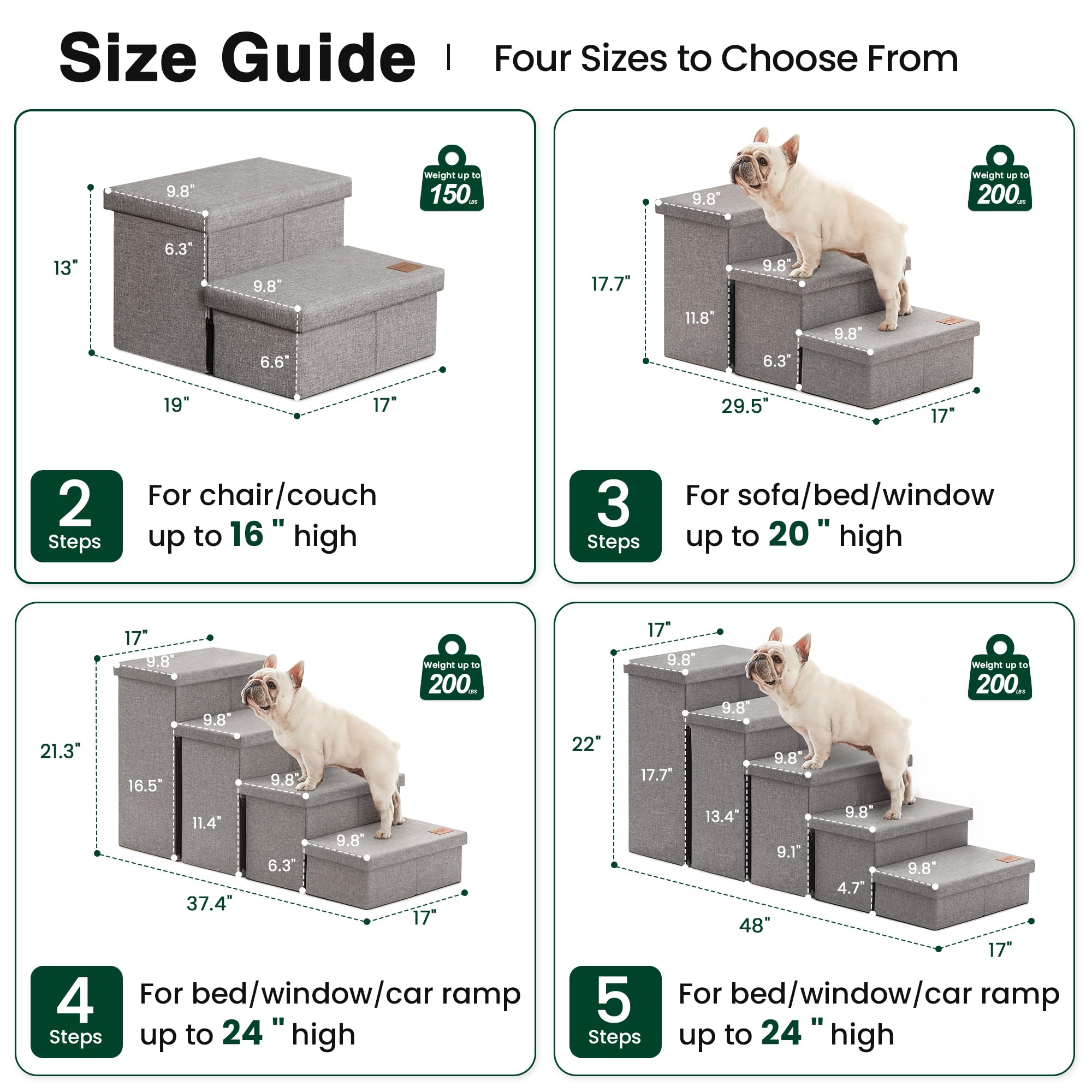 Love's cabin close-up of padded step surface showing soft sponge cushioning for paw comfort