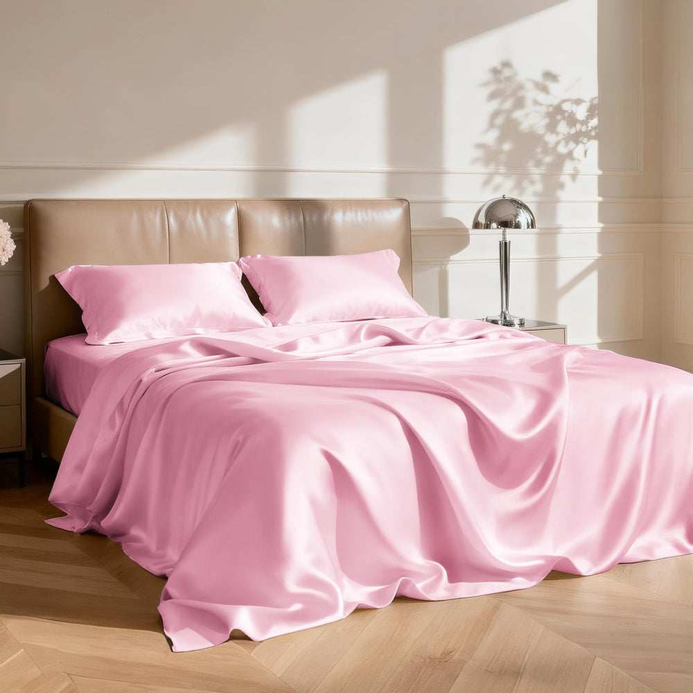 Love's cabin satin fabric close-up highlighting smooth texture and durability