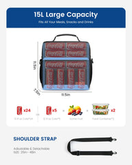 LOVEVOOK open main compartment demonstrating wide access and storage benefits
