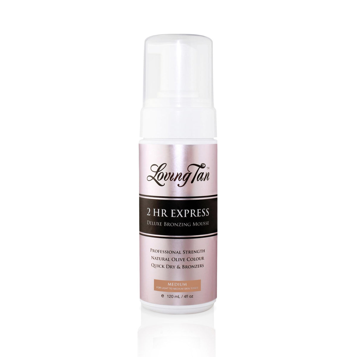 Loving Tan front packaging showing product and quick-develop benefit
