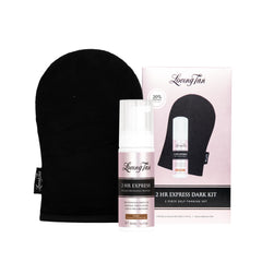 Loving Tan mini front packaging showing travel-size convenience and clear labeling