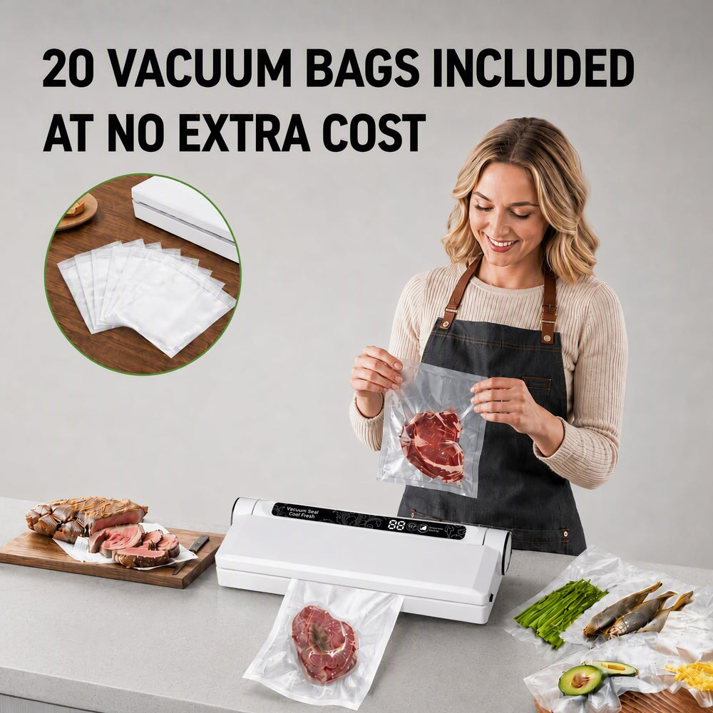 LSA Apparel unit with 20 vacuum bags and accessories ready for immediate use