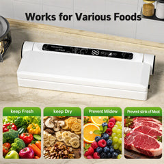 LSA Apparel top control panel with LED timer displaying countdown for precise sealing