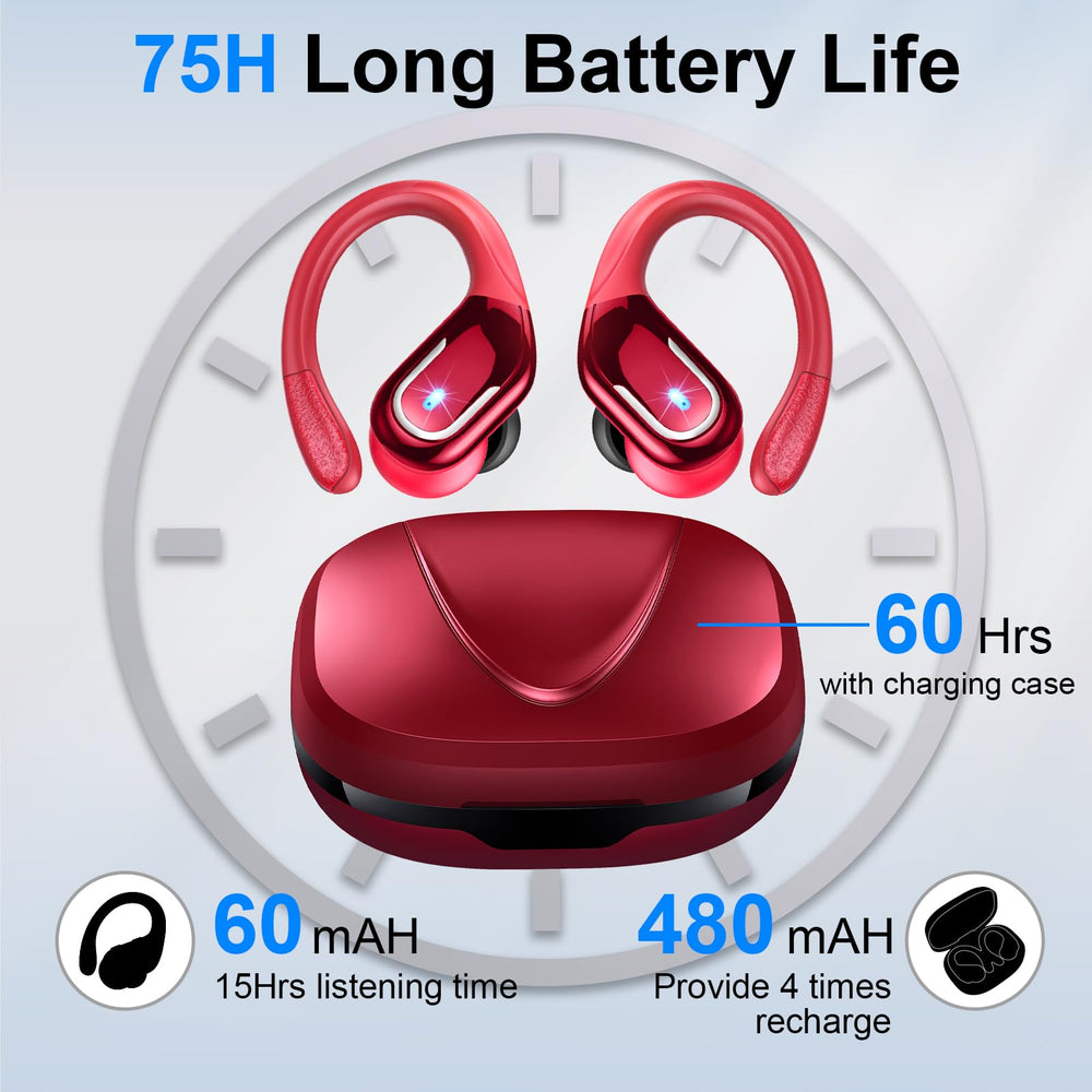 Ltinist earbud in ear while running demonstrating stable fit and sweat resistance