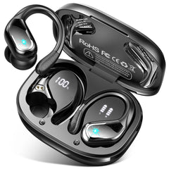 Ltinist front packaging showing earbuds and charging case benefits clarity