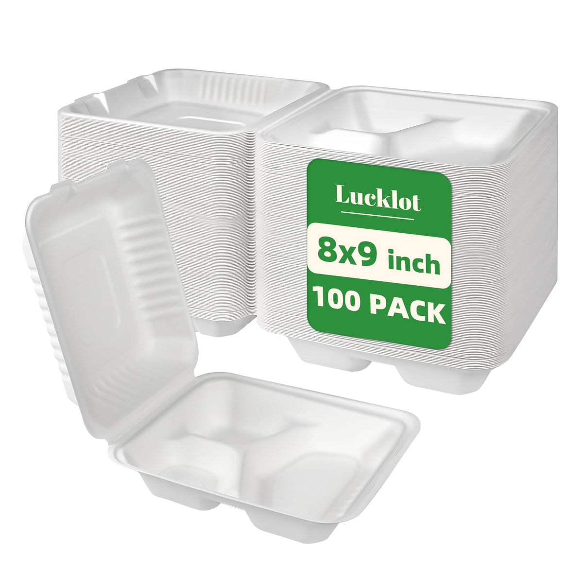 Lucklot front packaging showing 100-pack and eco-friendly benefit