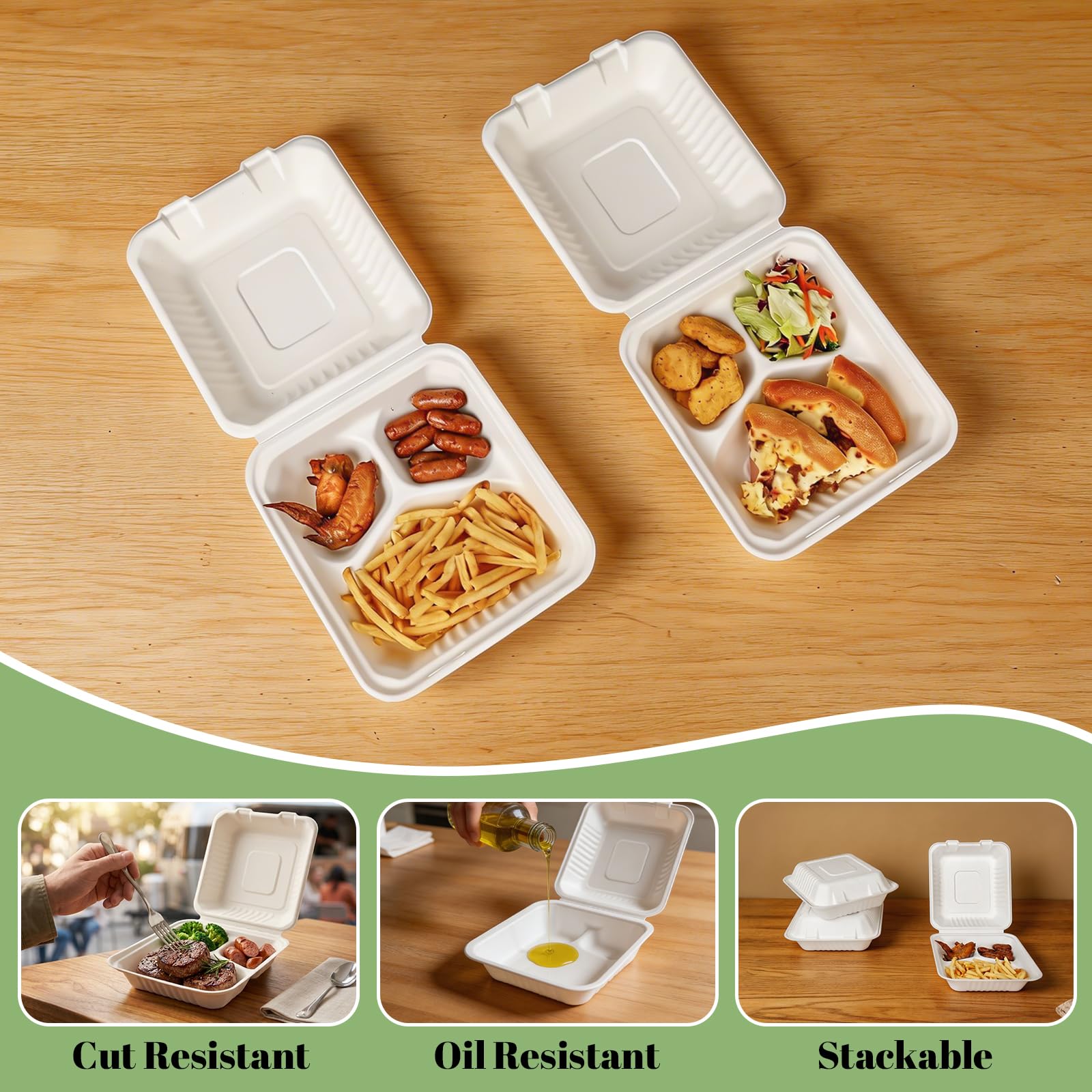 Lucklot container being used by caterer showcasing professional presentation benefit
